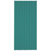 Panel dachowy 36 pcs zielony 100 x 45 cm Stal galwanizowana