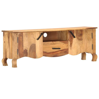 vidaXL Szafka pod TV, 115x30x42 cm, lite drewno sheesham