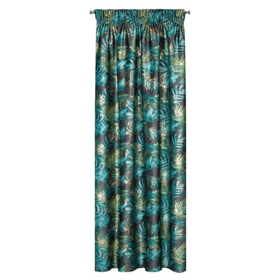 Zasłona Davos czarna 140x270