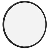 vidaXL Lustro ścienne, czarne, Ø 20 cm, okrągłe