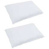 Poduszka z poduszką 2 pcs Biały 70 x 90 cm Pióra
