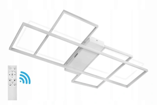 Lampa Led ring 123W biała + Pilot ROMA