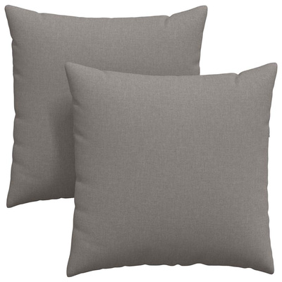 Poduszki na sofę 2 pcs Ciemnoszary 60 x 60 cm tkanina