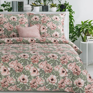 Spring różowy 160x200