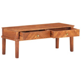 vidaXL Szafka pod TV, 110x40x41 cm, lite drewno akacjowe
