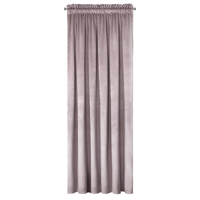 Zasłona Pierre pudrowy róż 140x300