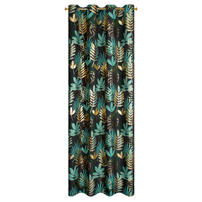 Zasłona Malta czarna 140x250