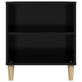 vidaXL Szafka pod TV, czarna, 102x44,5x50 cm, materiał drewnopochodny