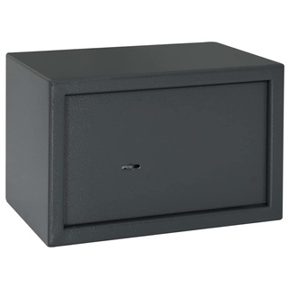 Sejf Z blokadą ciemno szary 31 x 20 x 20 cm Stal