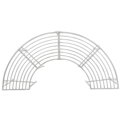 Ławka Drzewna 4 -osobowy 160 x 80 x 44 cm steel Antyczna biel