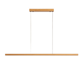 Lampa wisząca liniowa kolor drewna 60cm 30W CCT Abruzzo Arche