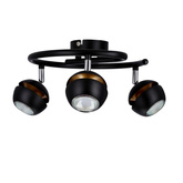 Boni spirala 3x3w gu10 led czarny