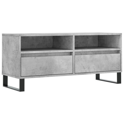 vidaXL Szafka pod TV, szarość betonu, 100x34,5x44,5 cm model standard