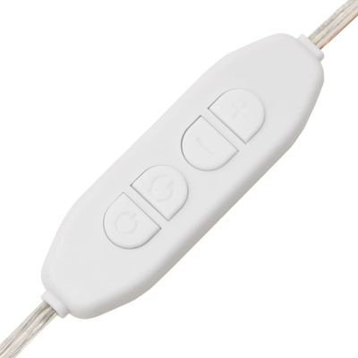 vidaXL Lustro ścienne z LED, 40x90 cm, szklane, owalne