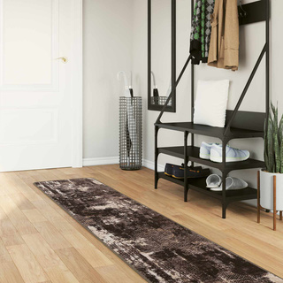 Chodnik dywanowy MARSA Czarny 50 x 450 cm Poliester i PVC