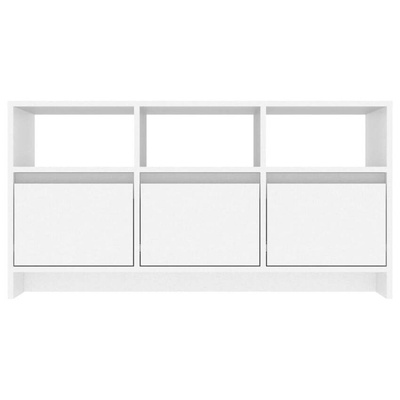 Szafka pod TV, biała, 102x37,5x52,5 cm, materiał drewnopochodny vidaXL