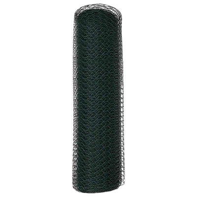 Ogrodzenie heksagonalne 0,8 x 10 m PVC zielony