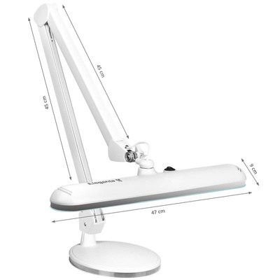 Lampa warsztatowa led Elegante 801-s z podstawką standard white 123742