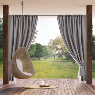 Zasłona Garden stalowa 155x200