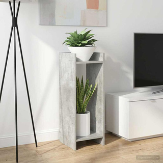 Stojak na rośliny Betonowy Szary 30 x 30 x 80 cm