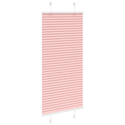 Roleta plisowana różowa 65x150 cm Szerokość tkaniny 64,4cm