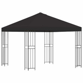 Altana 3 x 3 m antracytowy Poliester i Stal 190 gsm