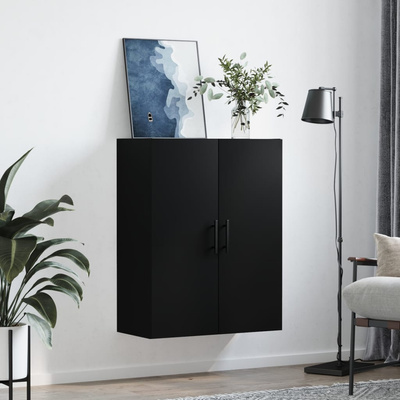 vidaXL Szafka wisząca, czarna, 69,5x34x90 cm wariant 7