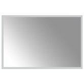 vidaXL Lustro łazienkowe z LED, 60x40 cm