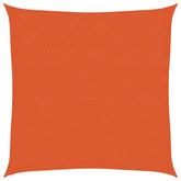 Żagiel przeciwsłoneczny, 160 g/m?, pomarańcz, 2,5x2,5 m, HDPE