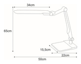 Lampka biurkowa K-BL1207 SREBRNY z serii MICA
