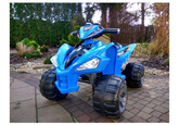 Quad na akumulator Duże Koła Niebieski