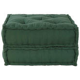 Modułowa sofa zielony 70x70x36 tkanina