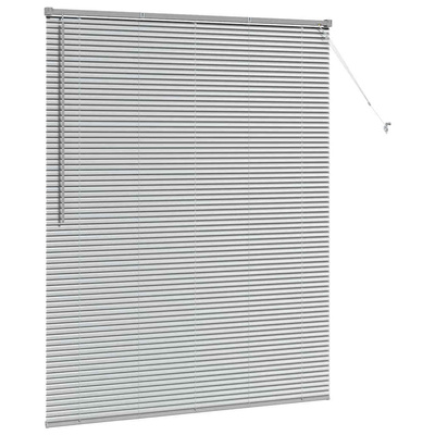 Żaluzje weneckie Srebrny 175 x 145 cm Aluminium