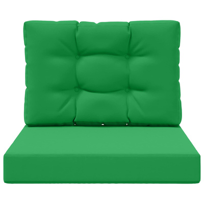 Poduszka do sofy na zewnątrz 2 pcs Zielony Poliester