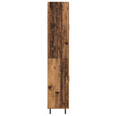 Highboard 2 szt. Stare drewno 69,5 x 34 x 180 cm