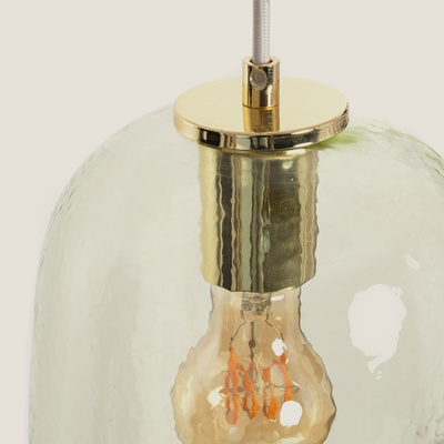 Lampa Wiszącza 3 szkalne tuby E27 Abruzzo Claro