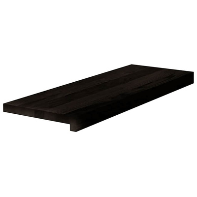 Stopnie schodowe 12 szt. brązowoczarne 70x25x2 cm lite drewno dębowe