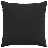 Poduszki na sofę 2 pcs Czarny 80 x 80 cm Tkanina sztruksowa