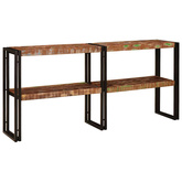 Konsola Wielokolorowe 160 x 33 x 75 cm Lite Drewno Recyklingowe