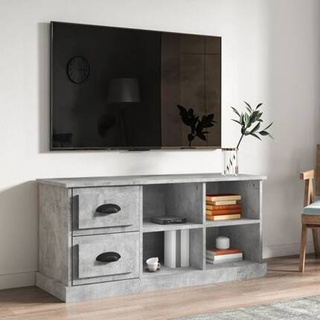 vidaXL Szafka pod TV, szarość betonu, 102x35,5x47,5 cm
