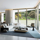 Folia okienna, matowa, w paski, 0,9x10 m, PVC