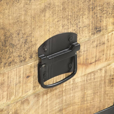 vidaXL Szafka pod TV, 130 x 30 x 39 cm, lite drewno mango