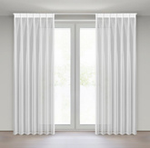 Firana Lucy biała 80x270