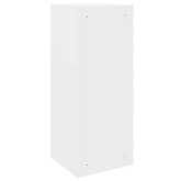 Skrzynka na przesyłki z drzwiami Biały 41 x 38 x 103 cm Stal