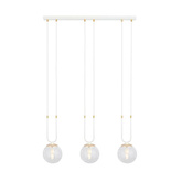 Lampa wisząca GLAM 3 WHITE/TRANSPARENT