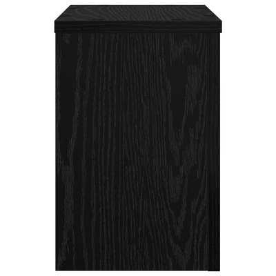 Stojak na rośliny 2 pcs Czarny Dąb 20 x 20 x 30 cm