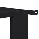 Podstawka na Pralkę 2 pcs Czarny 127 x 54,5 x 32,5 cm Stal