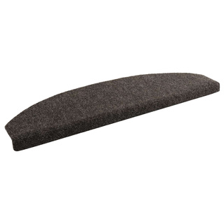 Samoprzylepne maty na schody Półokrąg 15 pcs antracytowy