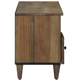 Szafka pod telewizor Brązowy 100 x 33 x 46 cm Drewno z mango