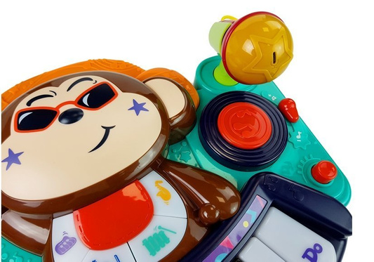 Pianinko Interaktywne dla Niemowlaka  DJ Małpka